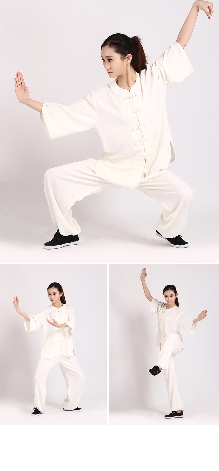 Tai Chi Clothing Uniform Summer Half Sleeve Women Tai Chi Clothing Uniform Women